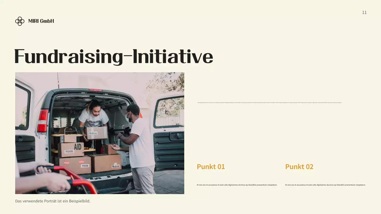 Black Modern Fundraising Dokument