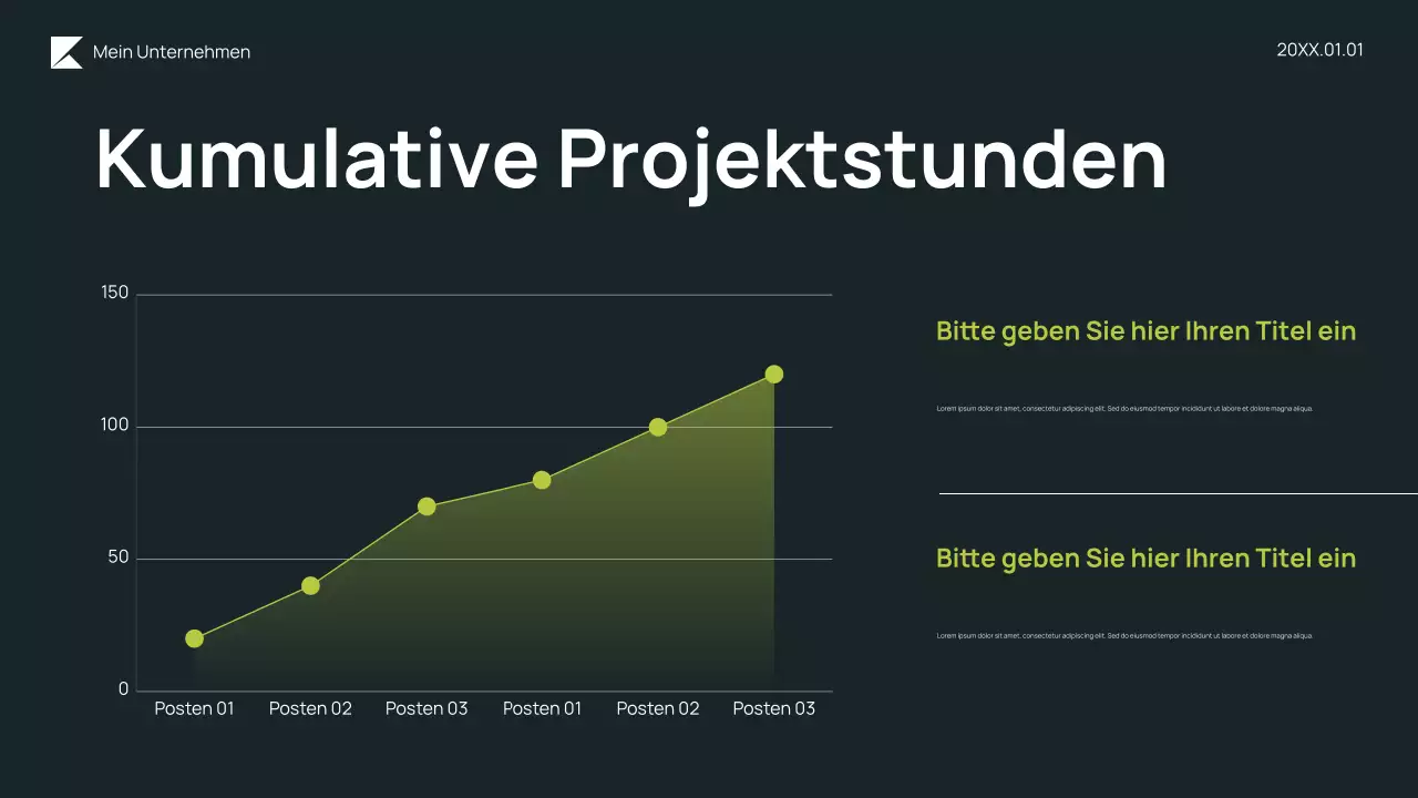 Neon Modern Budget Präsentation