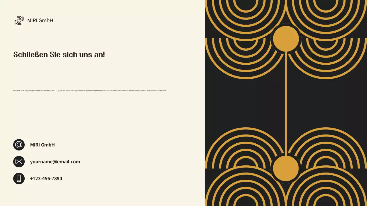 Black Modern Fundraising Dokument