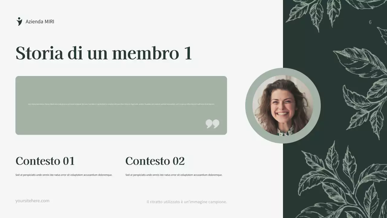 Documento di raccolta fondi di Botanica Verde