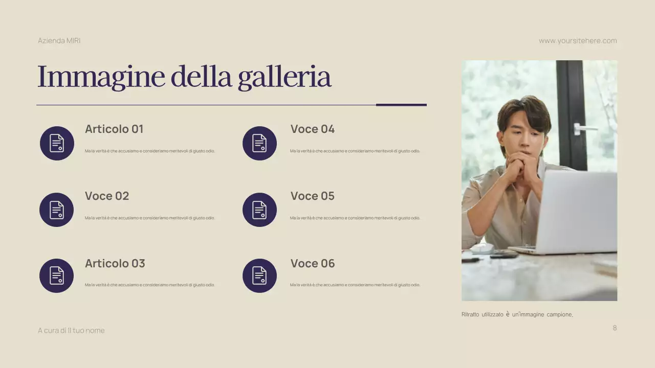 Annuncio dell'evento Blue Modern AI