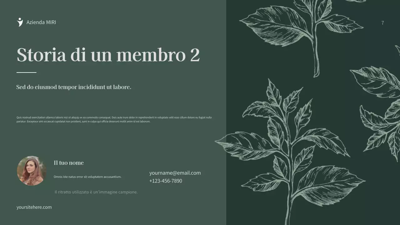 Documento di raccolta fondi di Botanica Verde