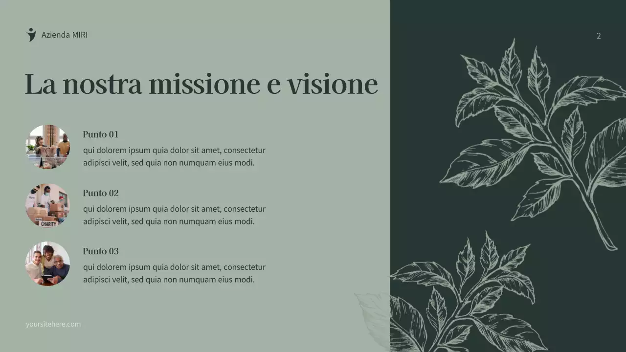 Documento di raccolta fondi di Botanica Verde