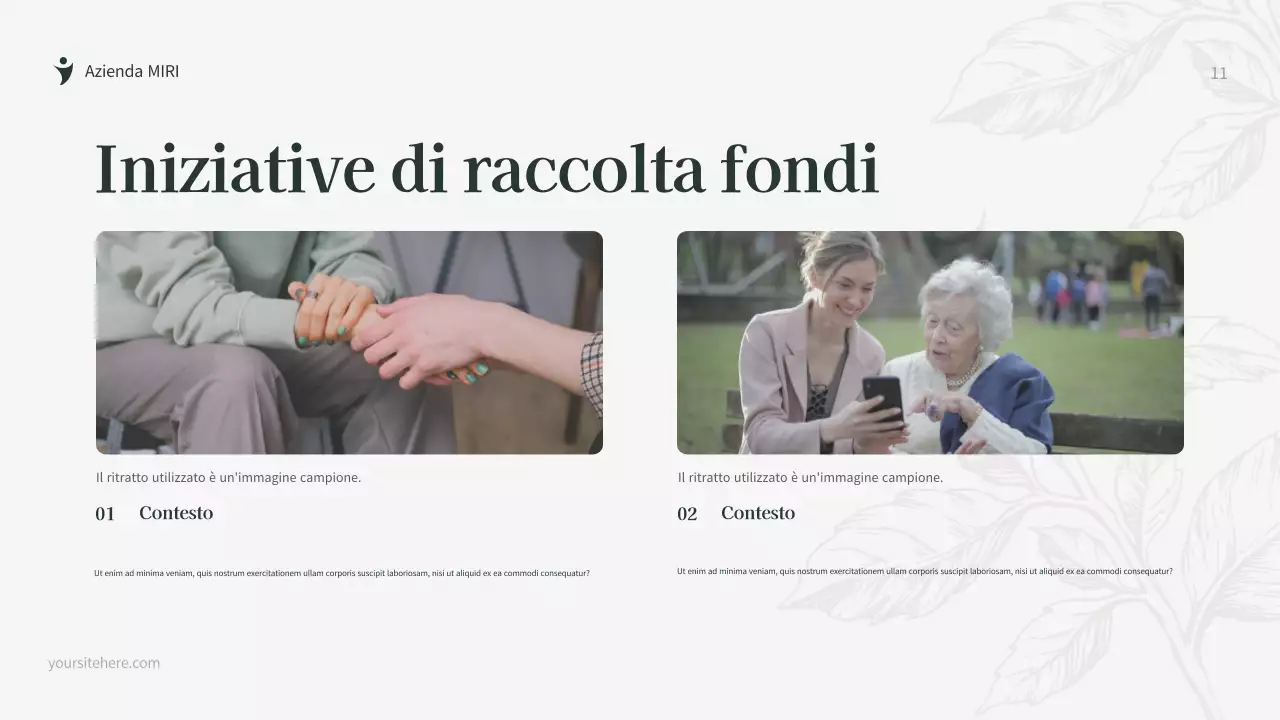 Documento di raccolta fondi di Botanica Verde