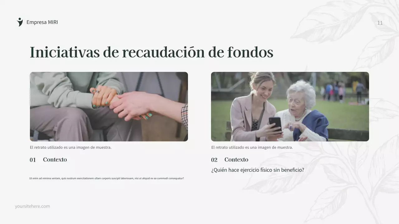 Documento de recaudación de fondos de Green Botanical