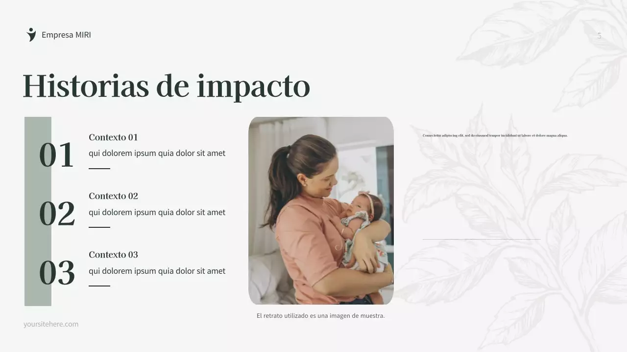 Documento de recaudación de fondos de Green Botanical