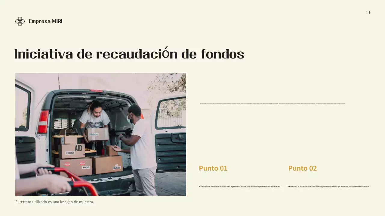 Black Modern Documento de recaudación de fondos