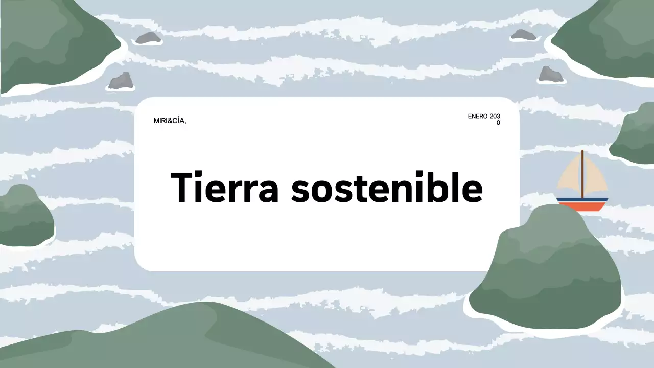 Green Minimalist Anuncio de sostenibilidad