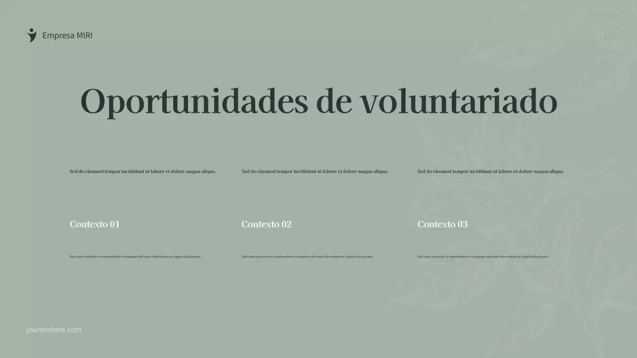 Documento de recaudación de fondos de Green Botanical