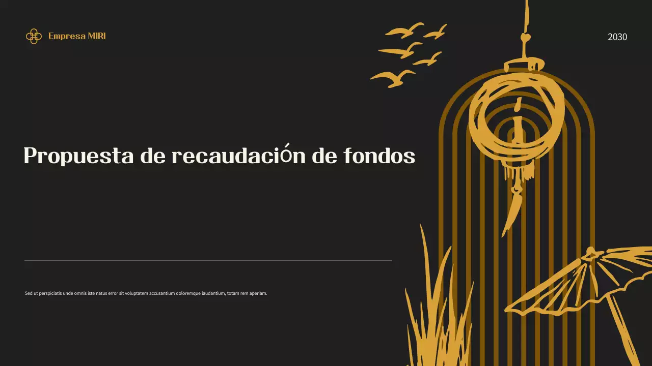 Black Modern Documento de recaudación de fondos