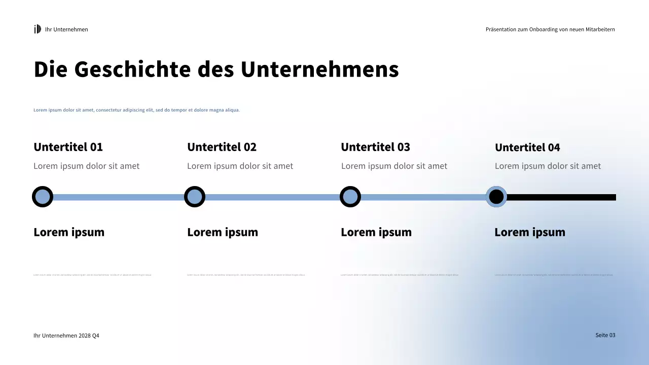 Grün Weiß Modern Onboarding Guide Präsentation