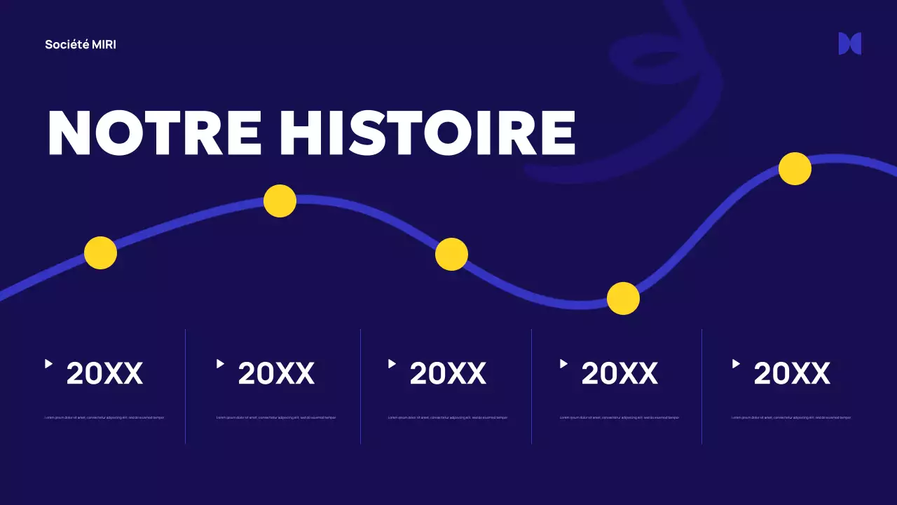 Publicité de l'agence Blue Abstract