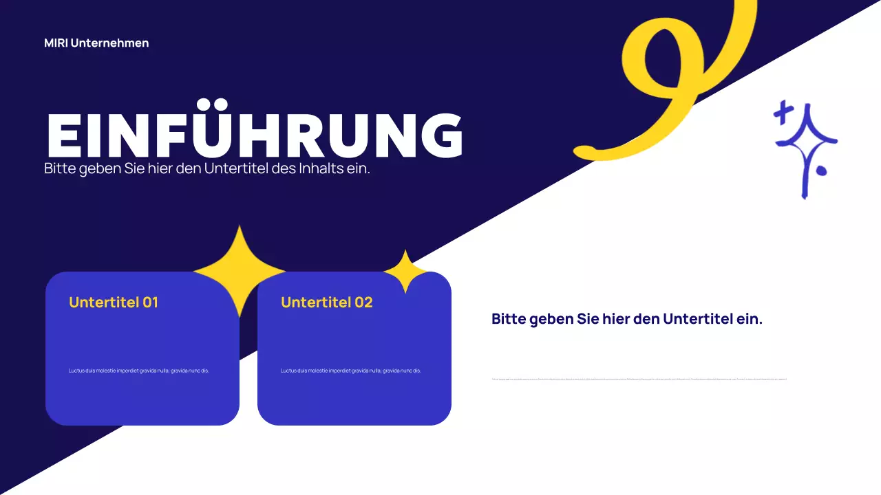 Blue Abstract Agency Anzeige