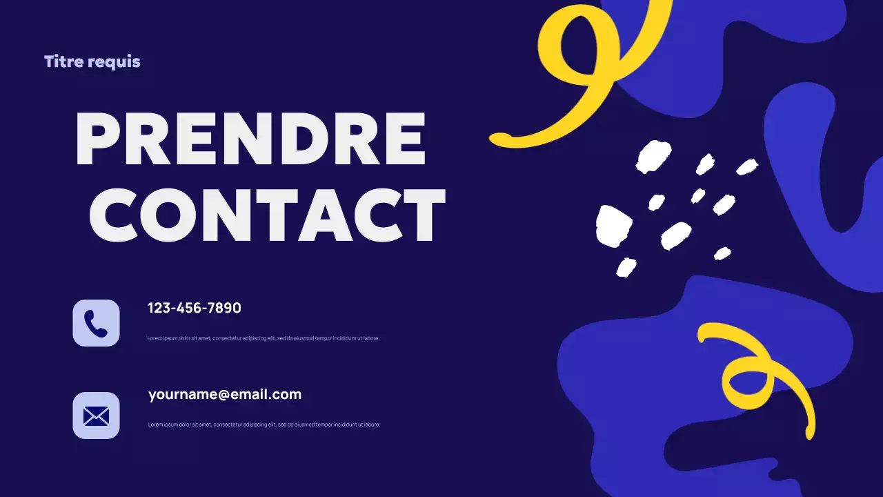 Publicité de l'agence Blue Abstract