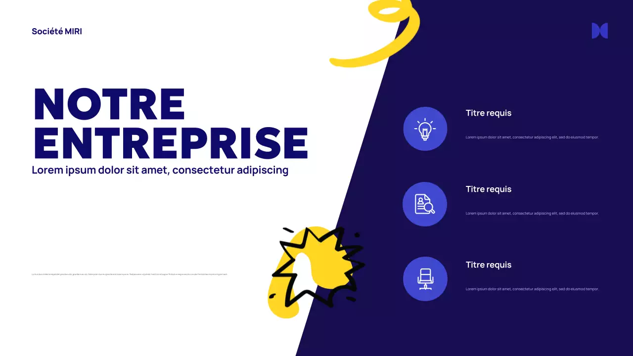 Publicité de l'agence Blue Abstract