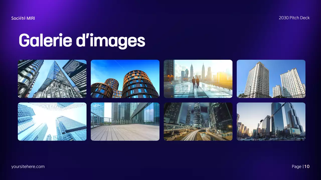 Kit média moderne et coloré Pitch