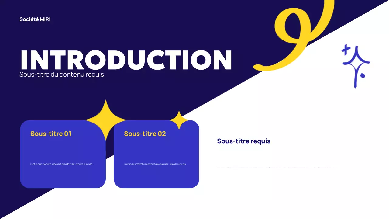 Publicité de l'agence Blue Abstract