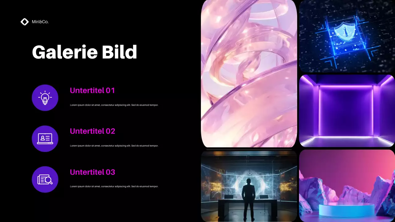 Purple Modern Cybersecurity Promotion