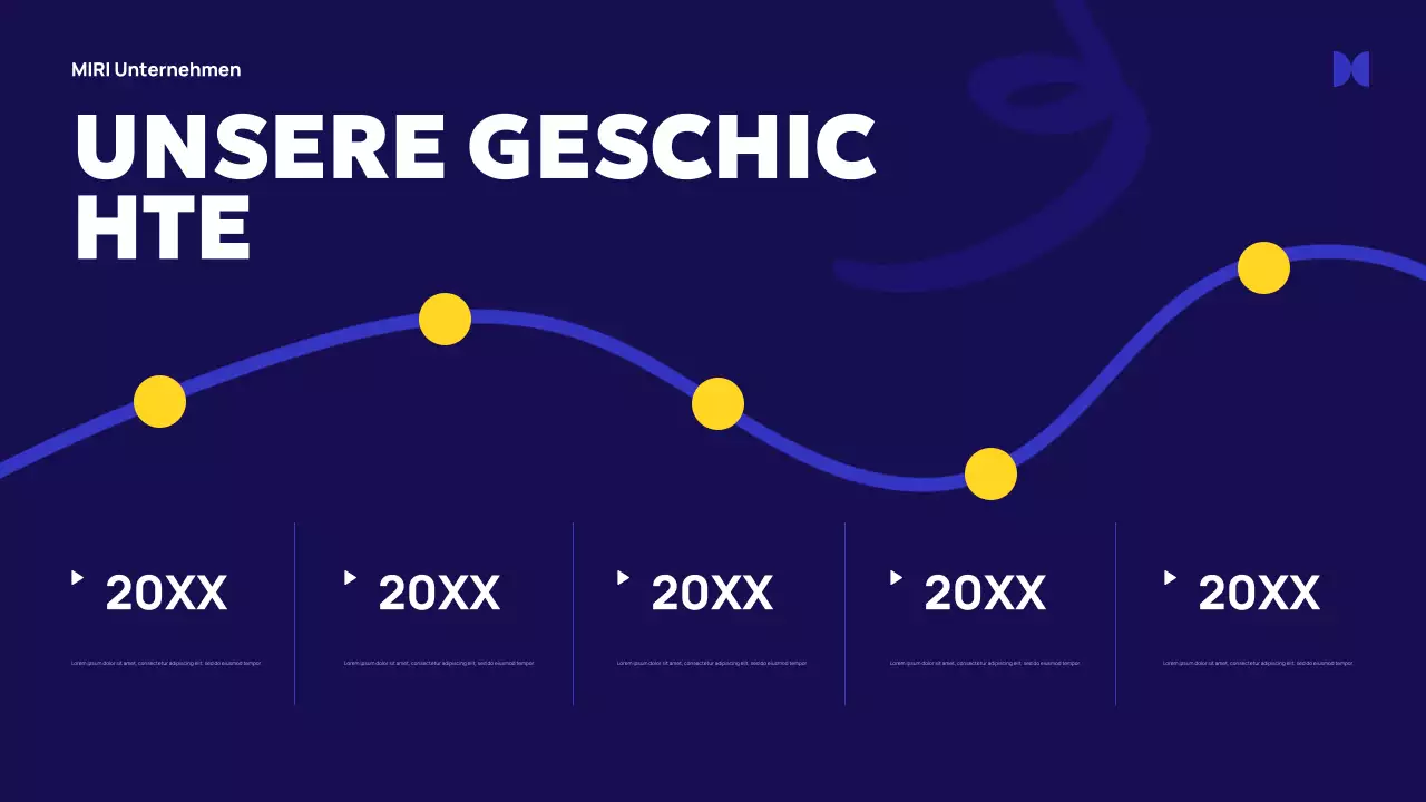 Blue Abstract Agency Anzeige