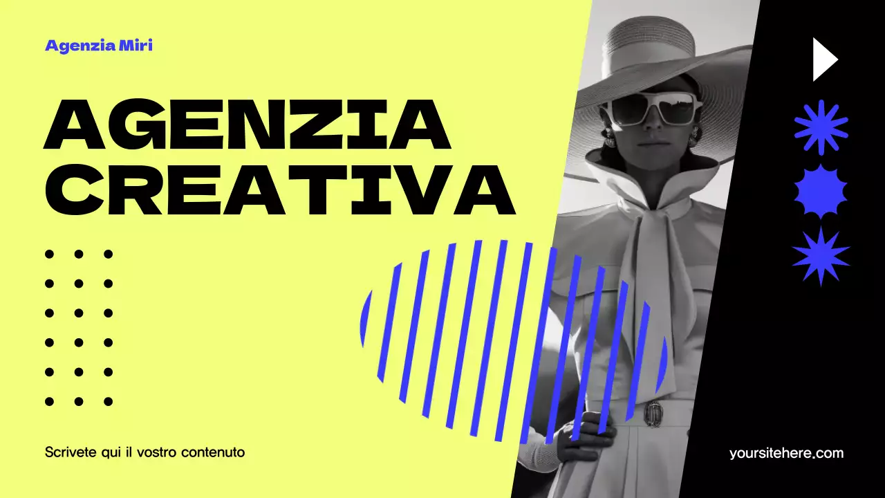 Promozione dell'Agenzia Moderna Gialla