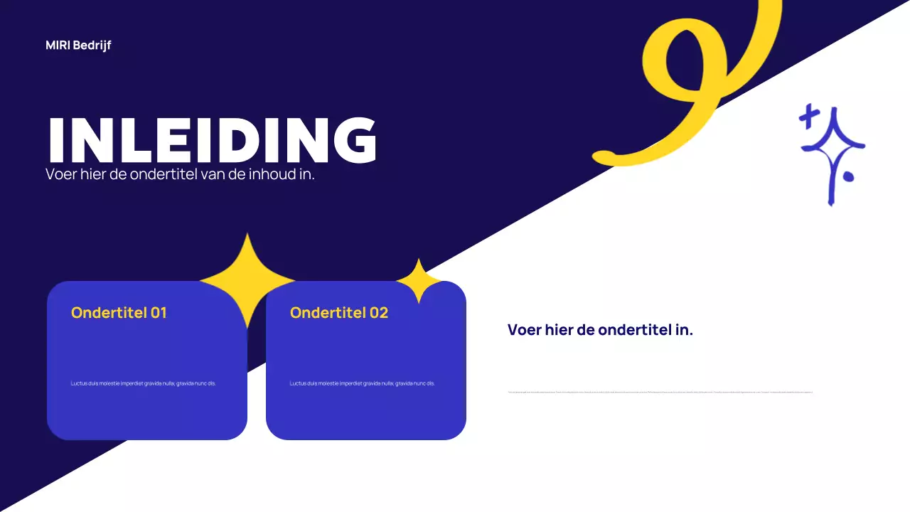 Blue Abstract Agentschap Advertentie