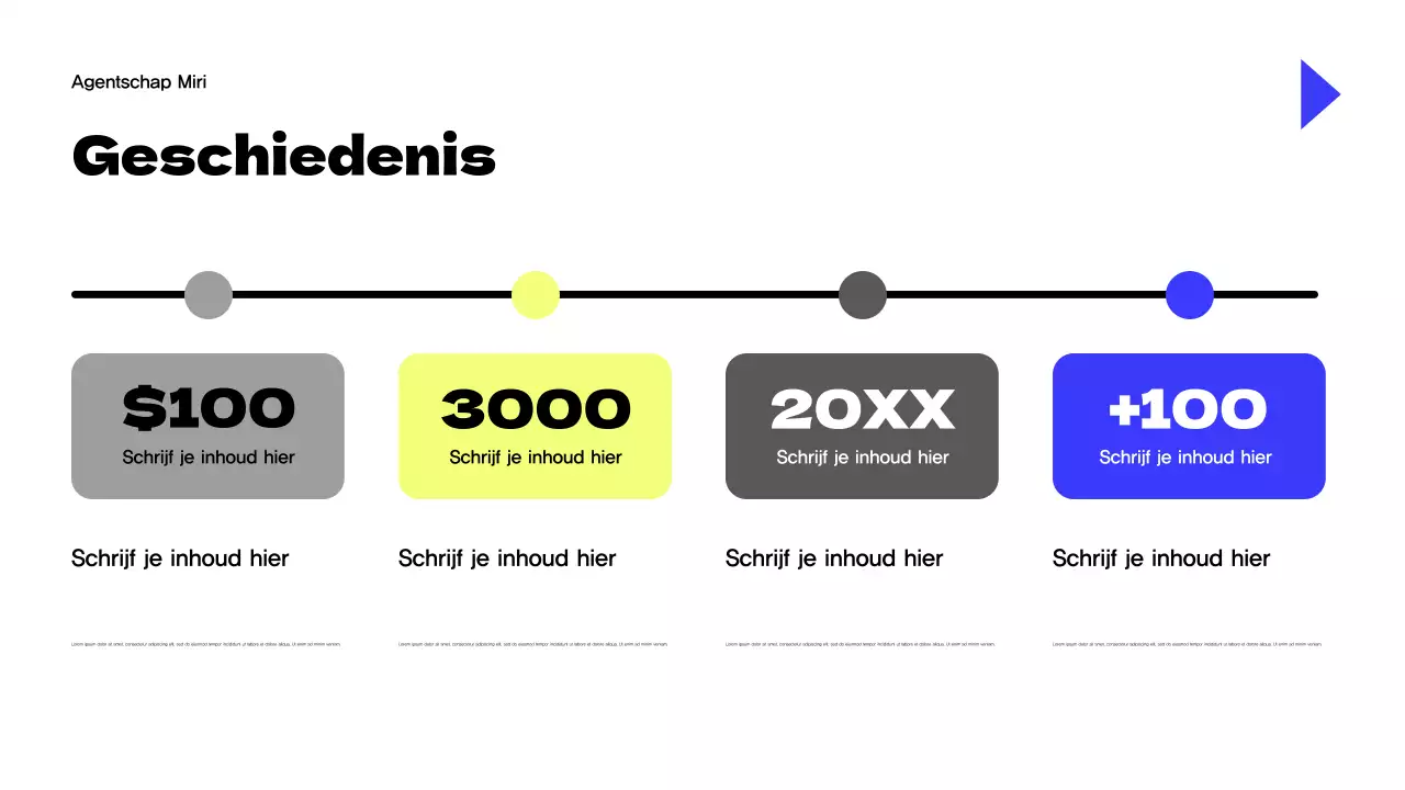 Geel Modern Agentschap Promotie