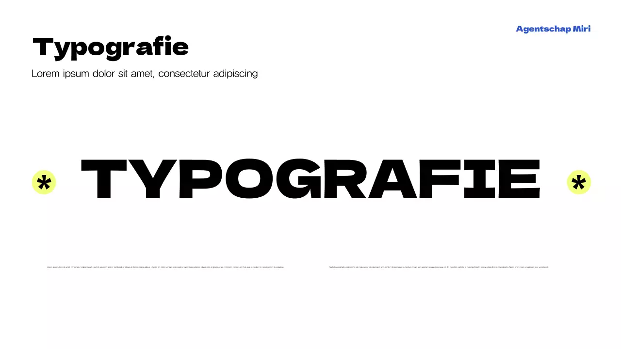 Geel Modern Agentschap Promotie