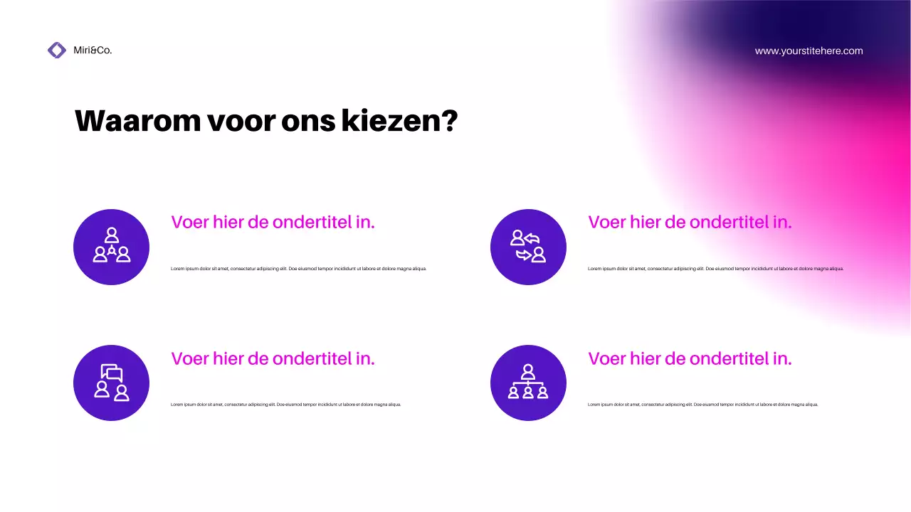 Paarse moderne promotie voor cyberbeveiliging
