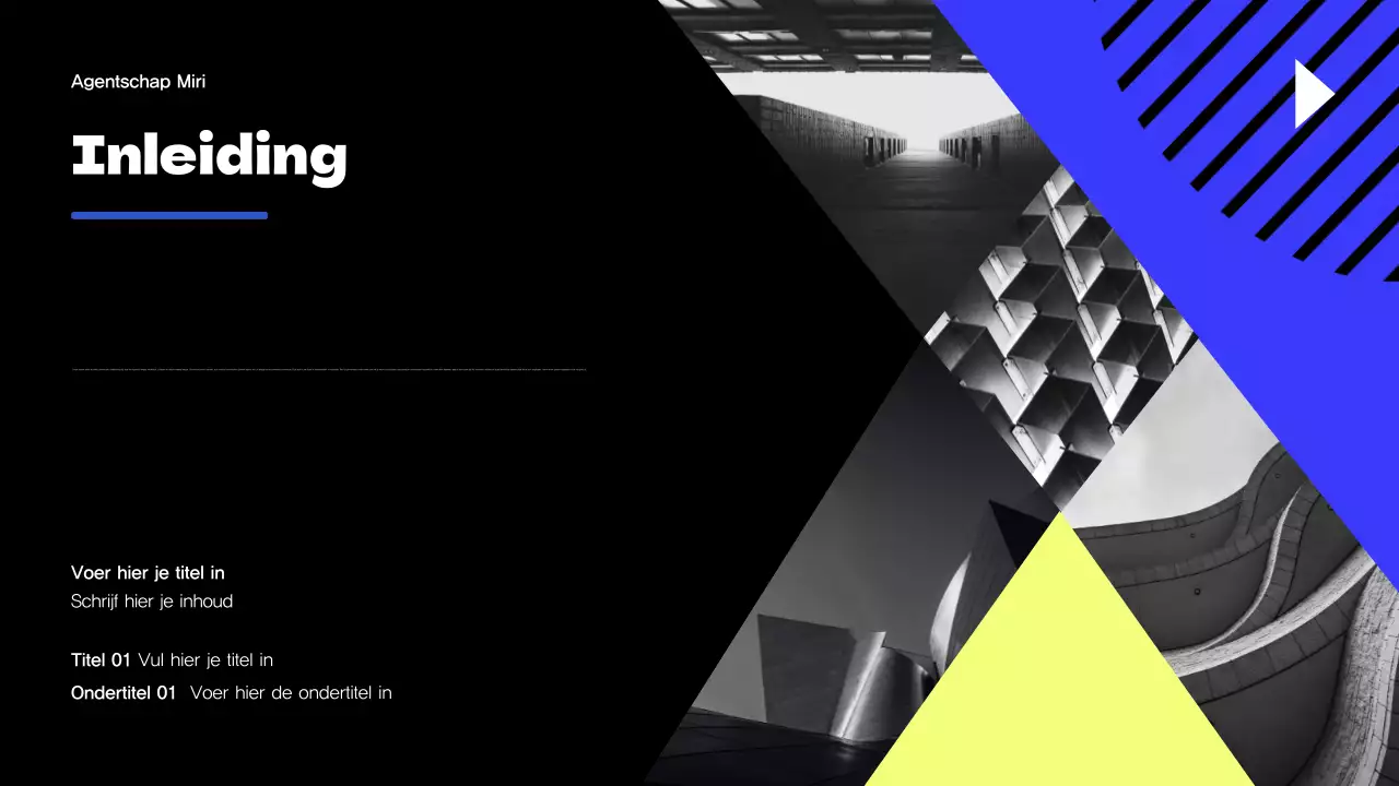 Geel Modern Agentschap Promotie