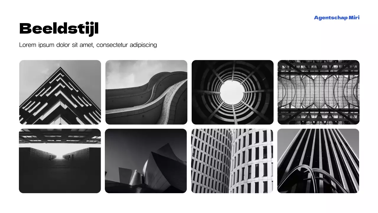 Geel Modern Agentschap Promotie