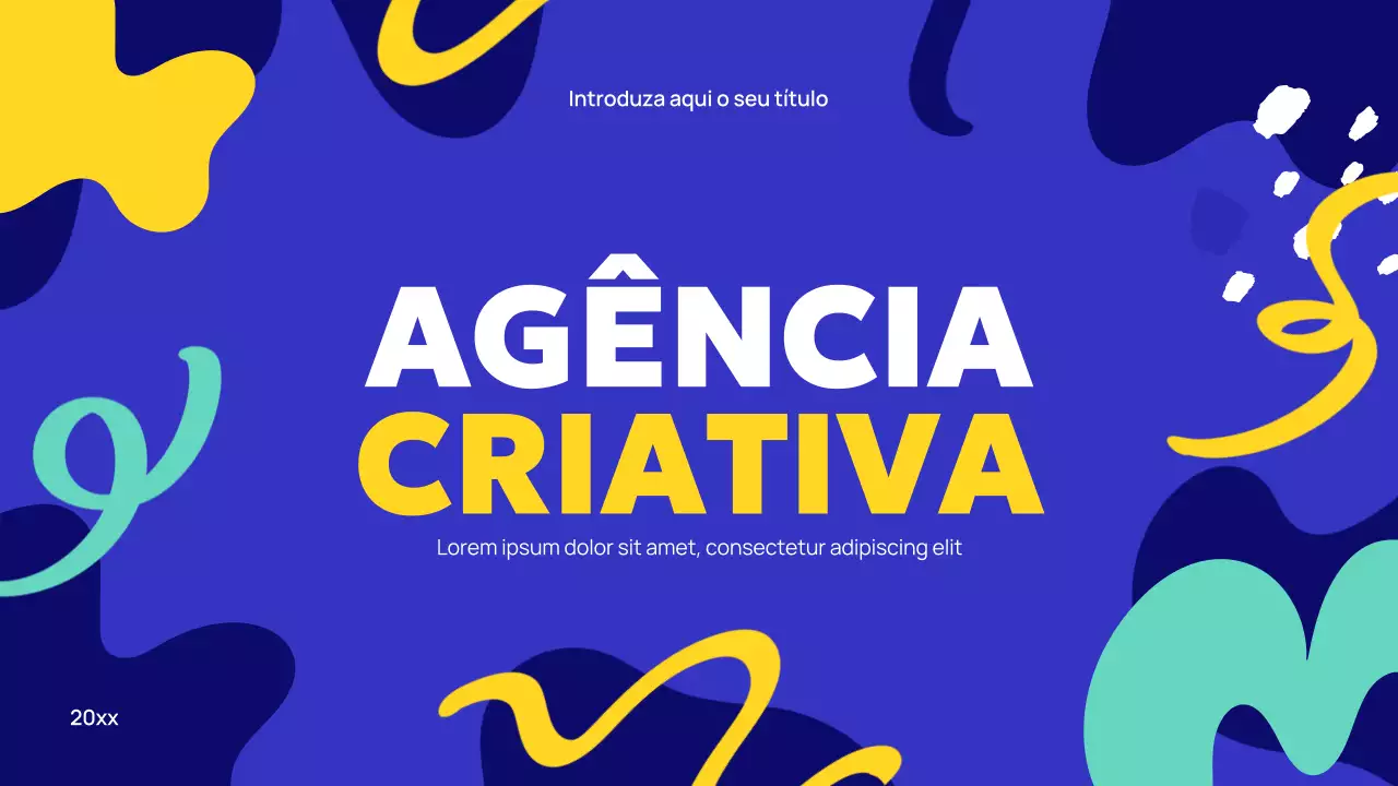 Anúncio da Agência Abstrata Azul