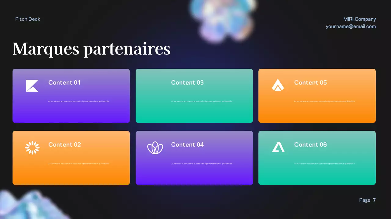 Document sur les médias modernes arc-en-ciel
