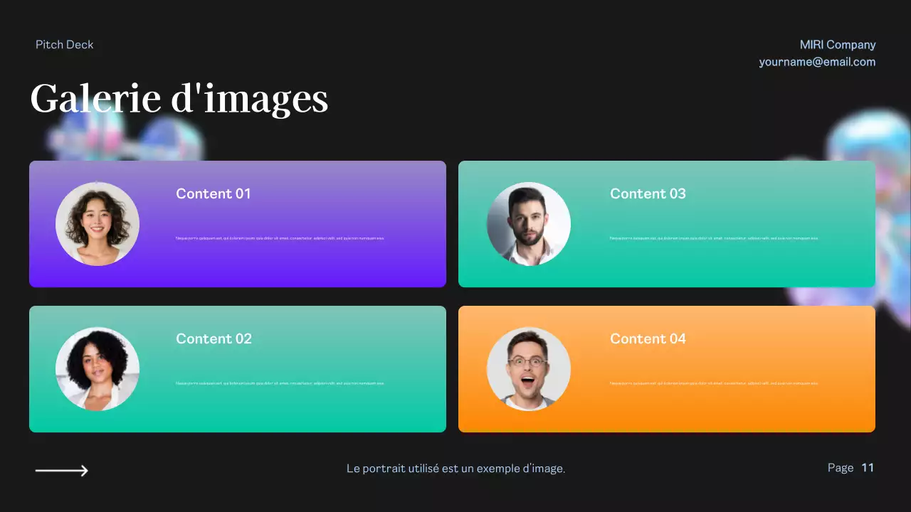 Document sur les médias modernes arc-en-ciel