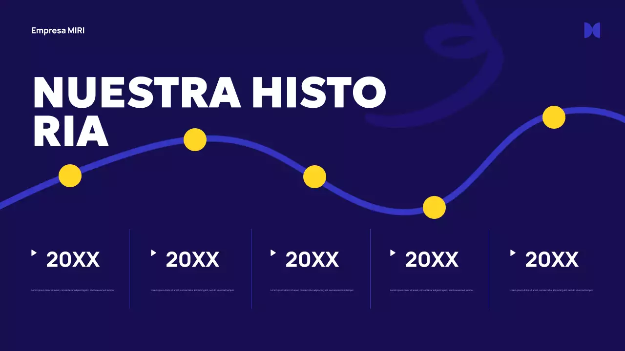 Anuncio de la Agencia Blue Abstract