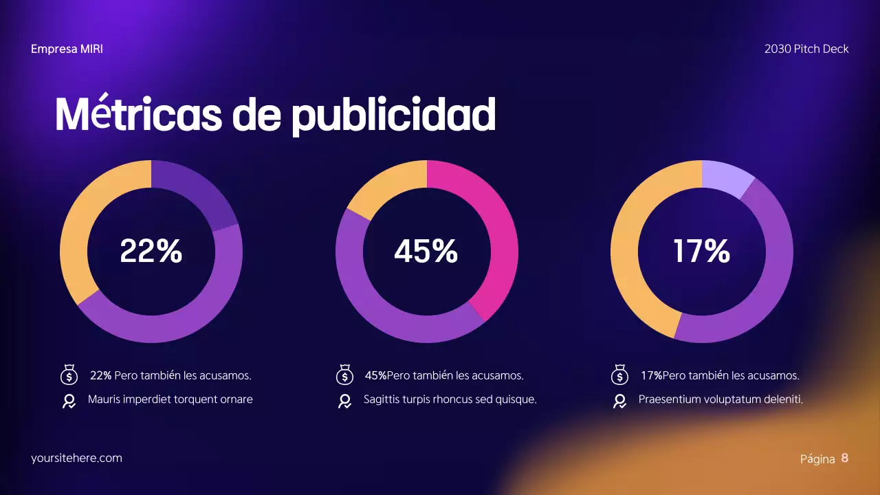 Kit de prensa moderno y colorido