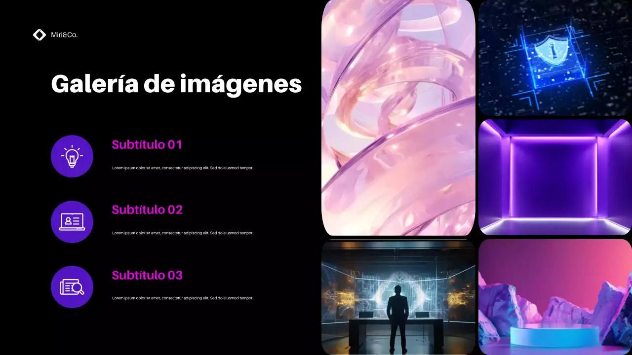 Promoción Purple Modern Cybersecurity