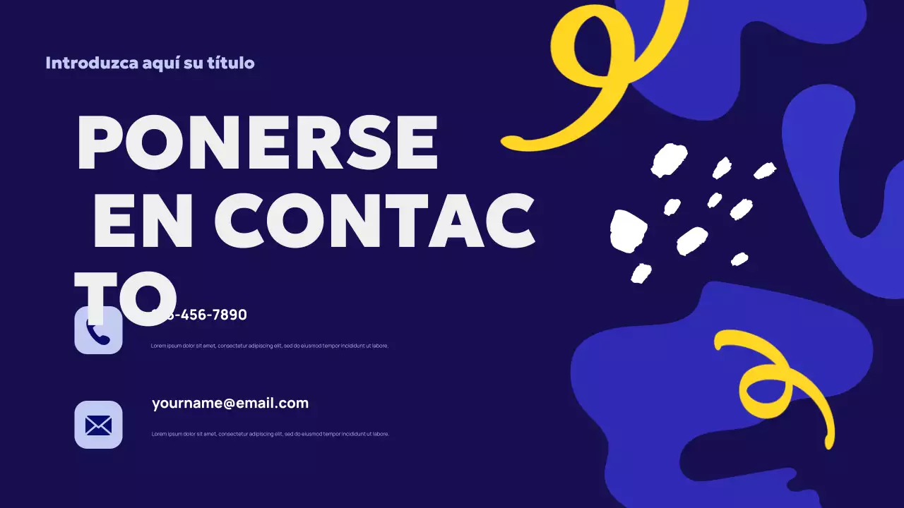 Anuncio de la Agencia Blue Abstract