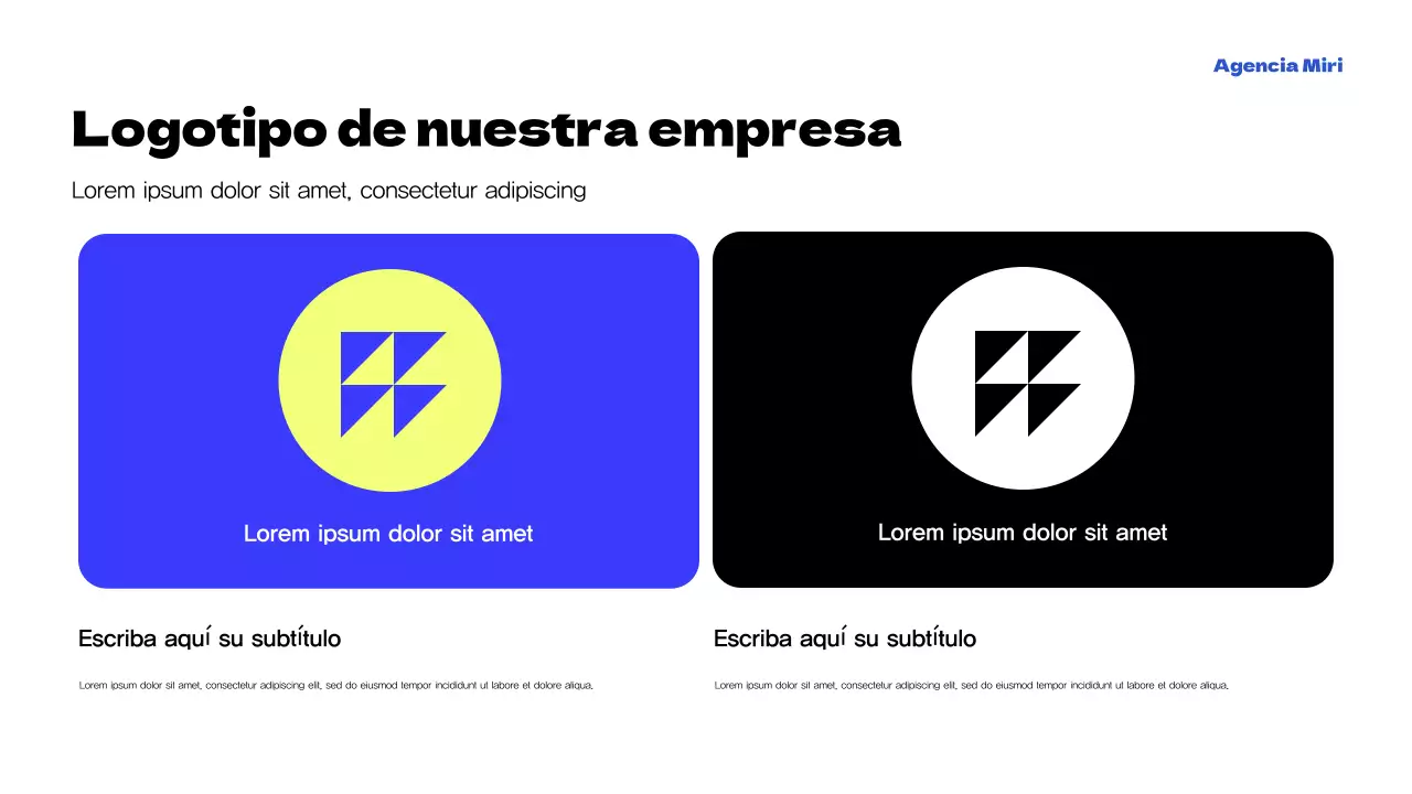 Promoción de la Agencia Yellow Modern