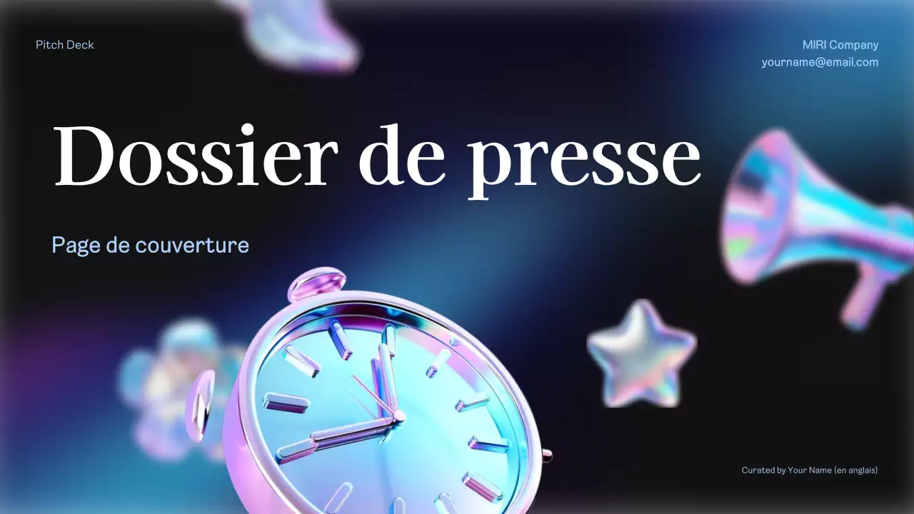 Document sur les médias modernes arc-en-ciel