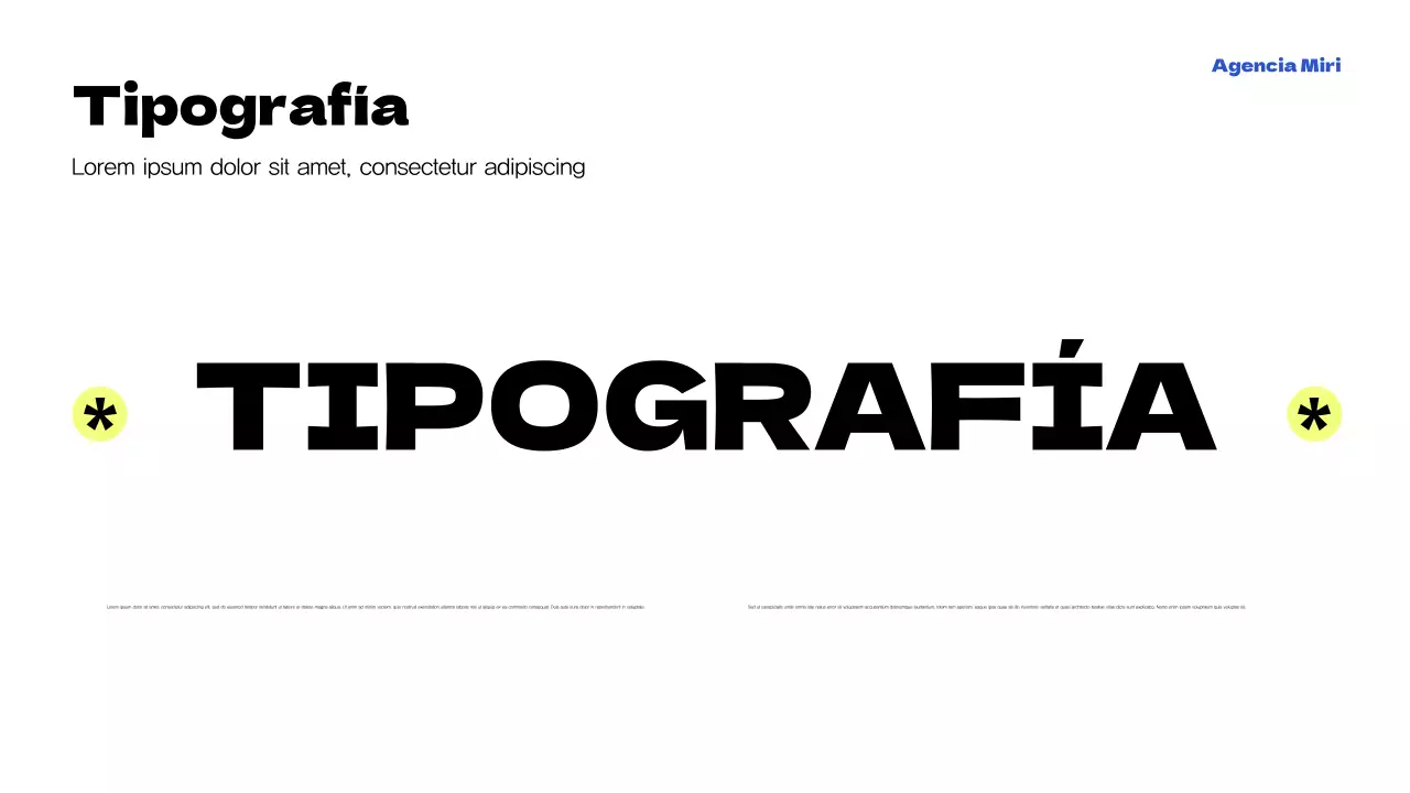 Promoción de la Agencia Yellow Modern