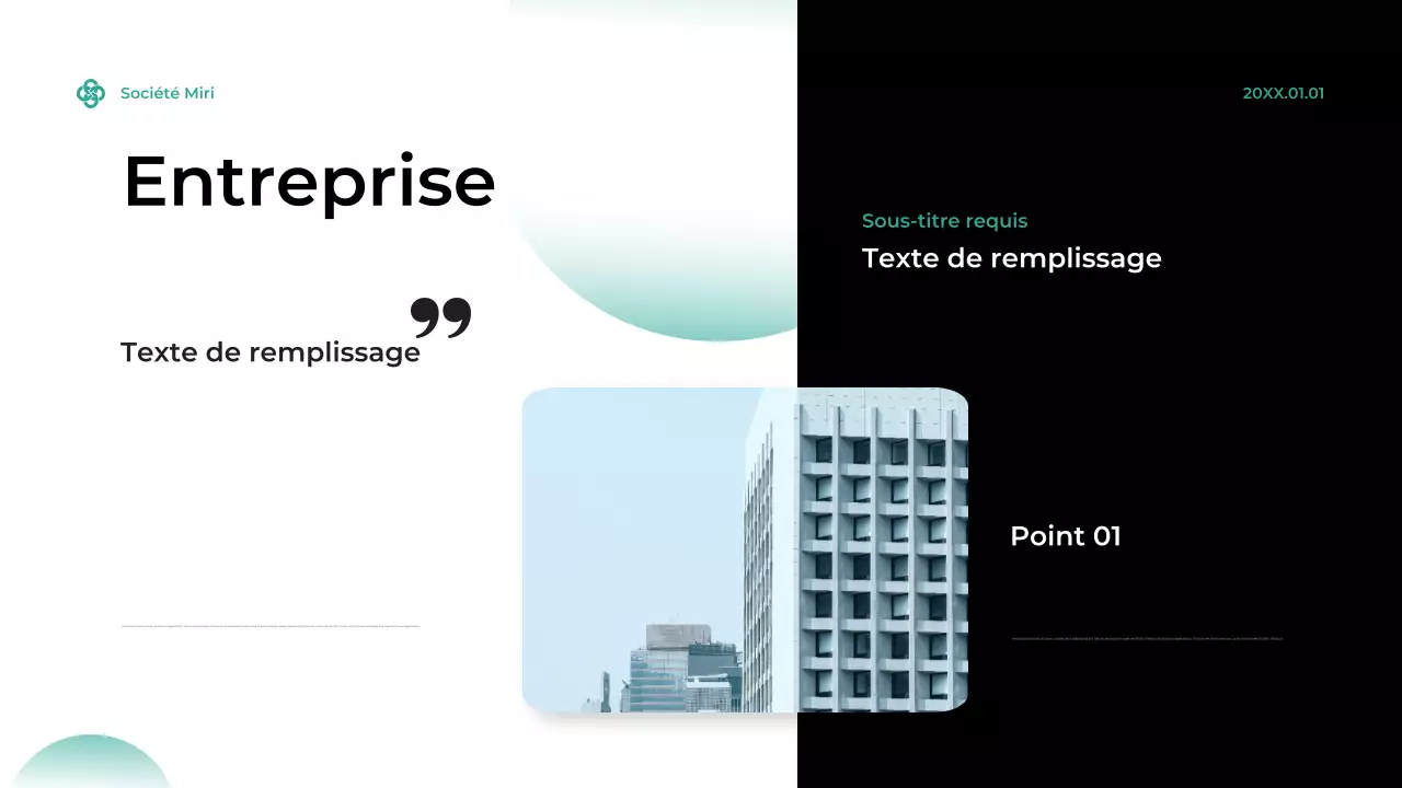 Publicité sarcelle moderne sur la cybersécurité