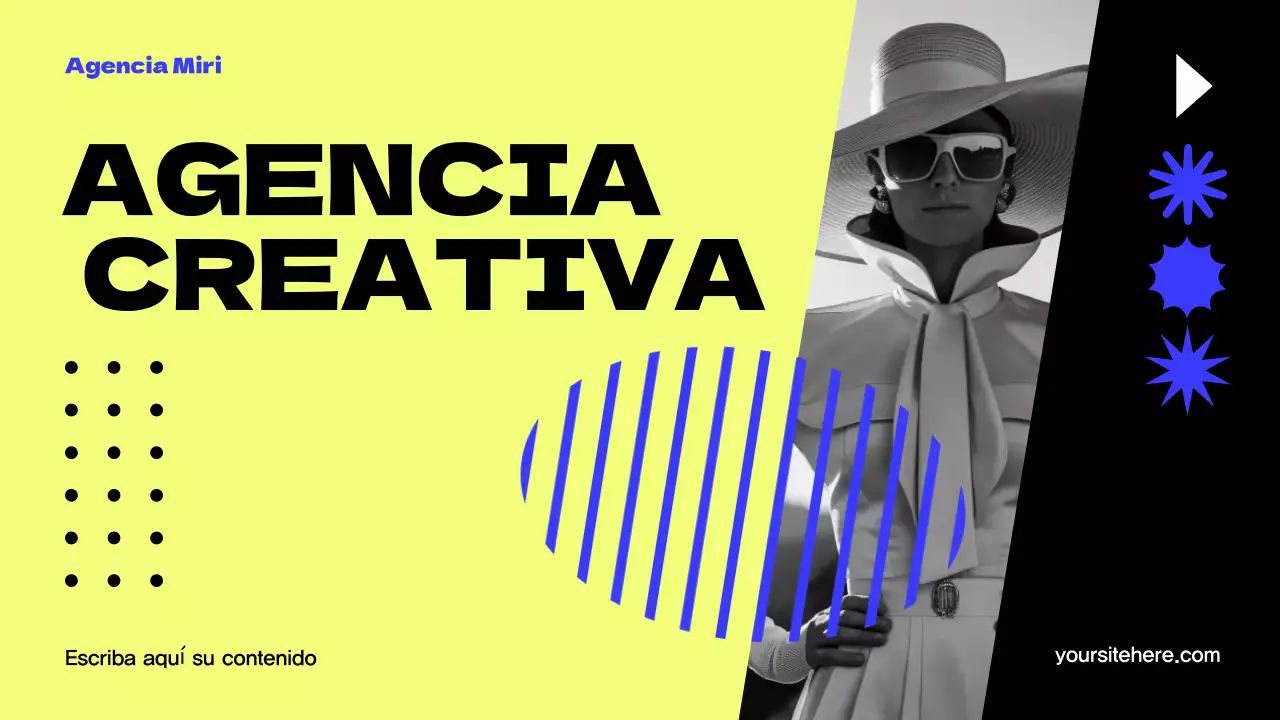 Promoción de la Agencia Yellow Modern