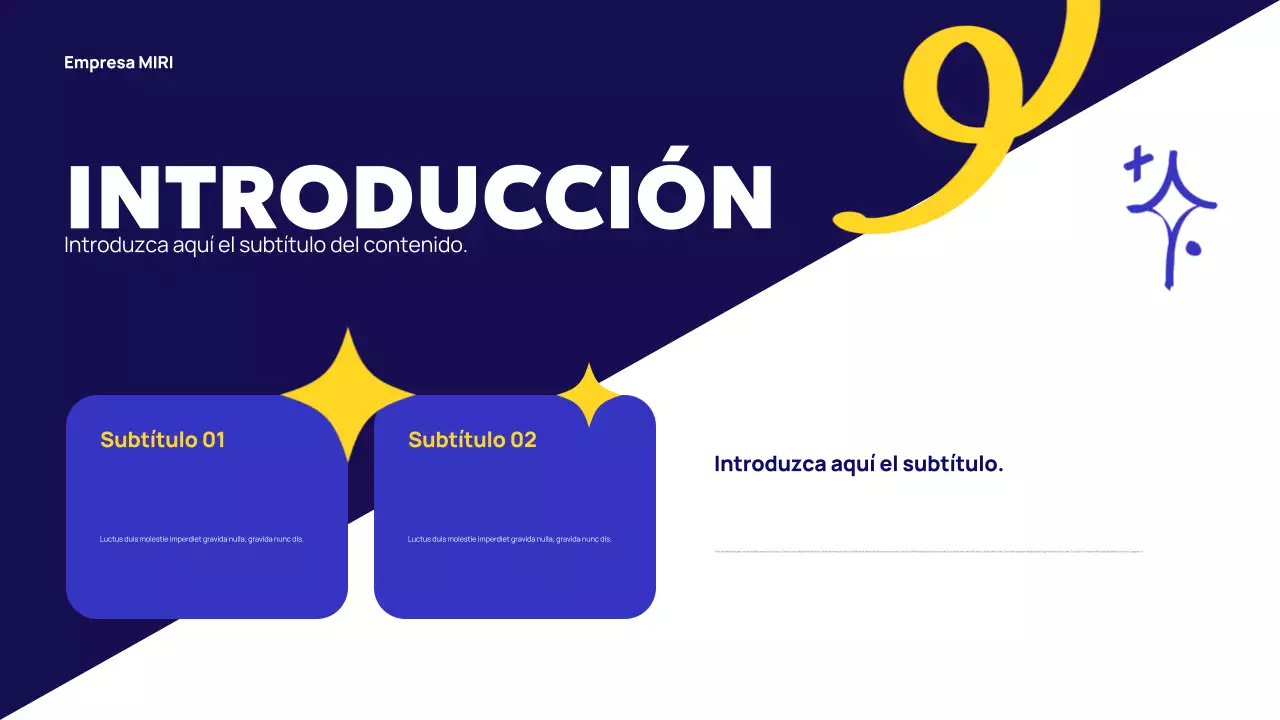 Anuncio de la Agencia Blue Abstract