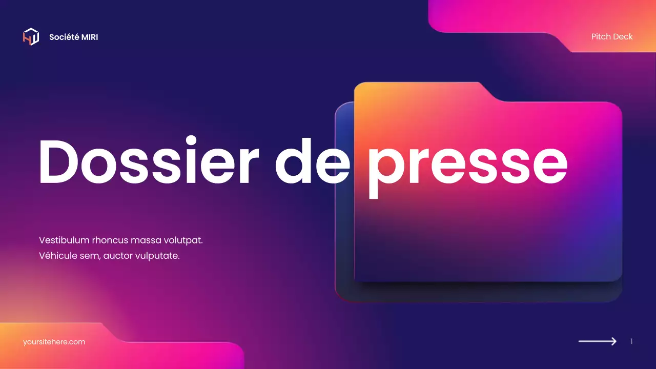 Guide des médias moderne et coloré