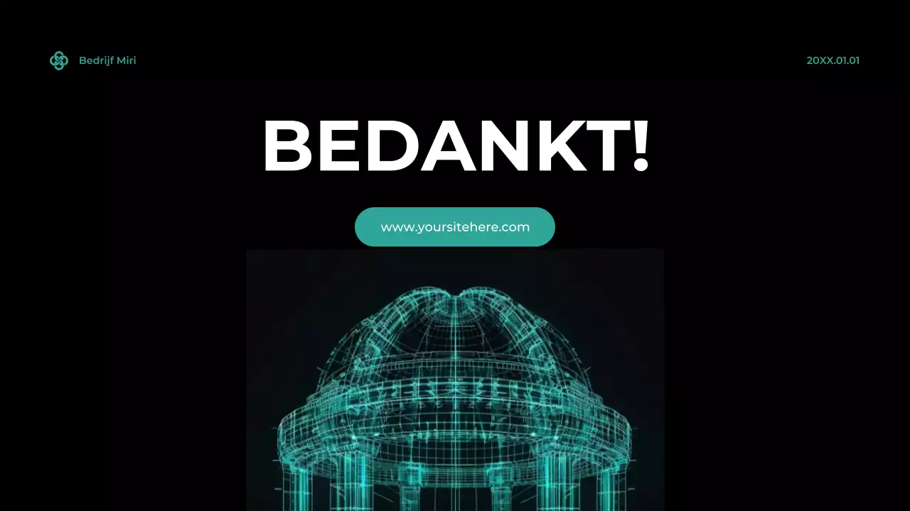 Teal Moderne Advertentie voor Cyberbeveiliging
