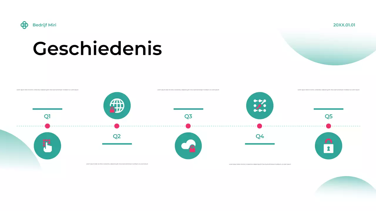 Teal Moderne Advertentie voor Cyberbeveiliging