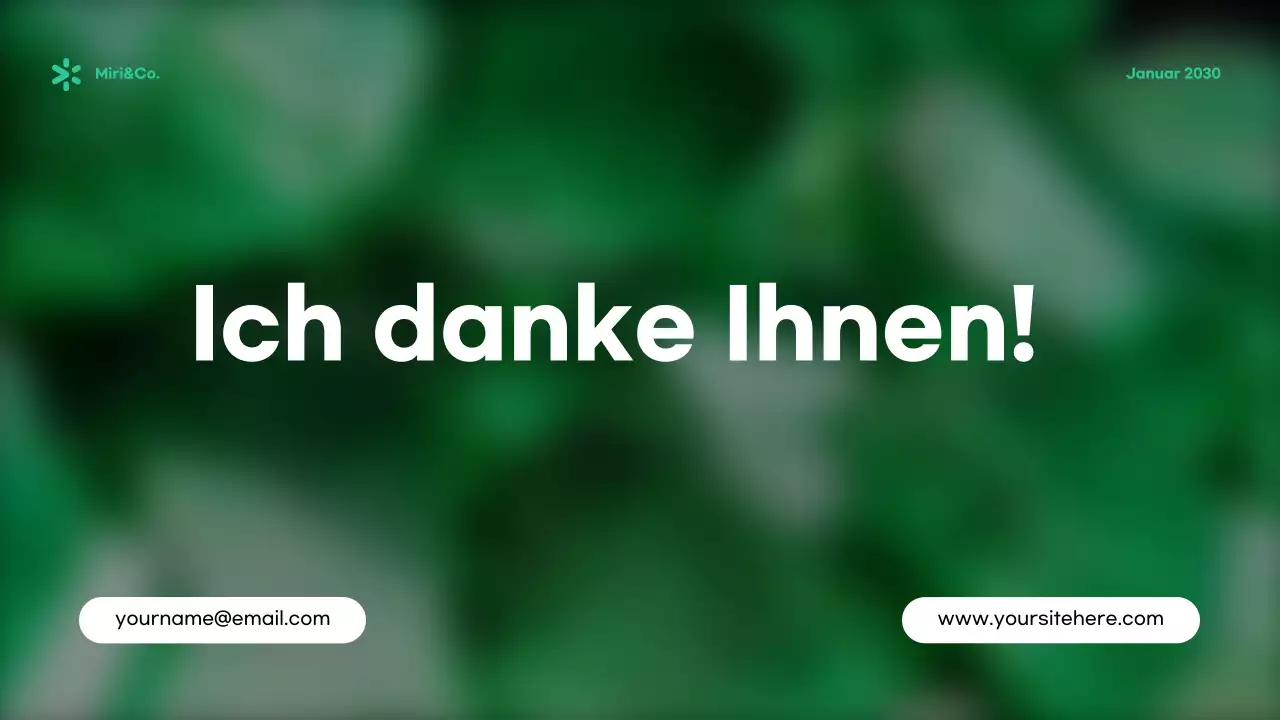 Green Modern Cybersecurity Anzeige