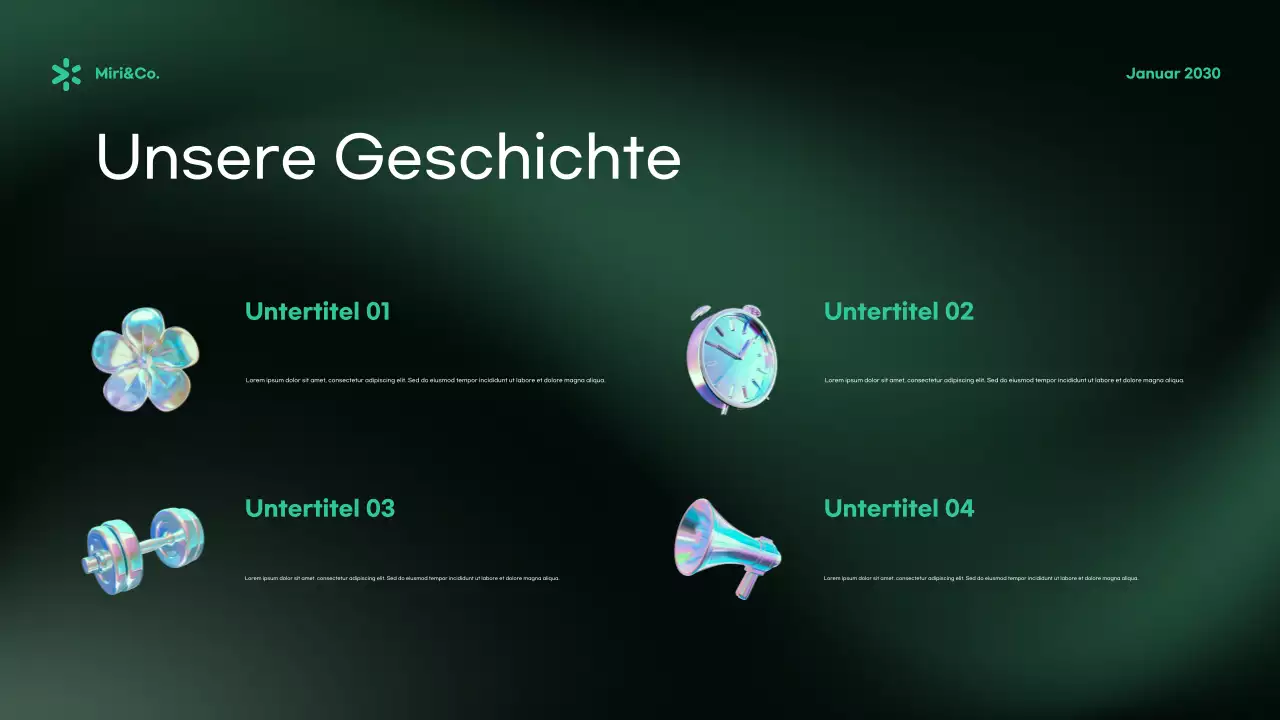 Green Modern Cybersecurity Anzeige