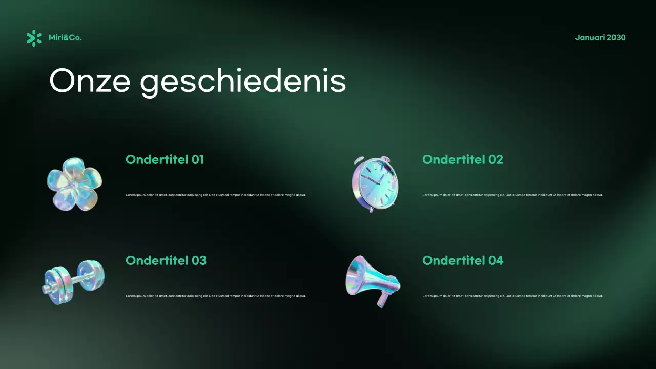 Advertentie voor groene moderne cyberbeveiliging