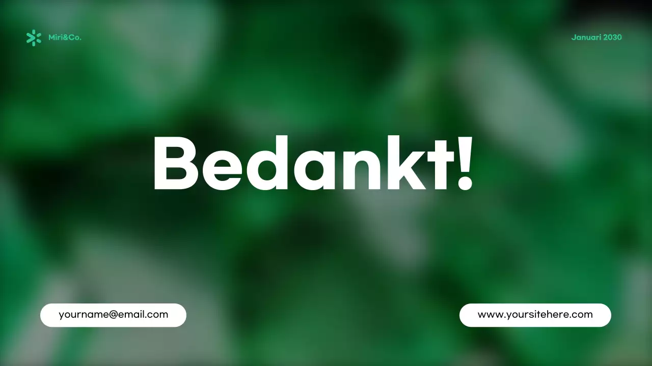 Advertentie voor groene moderne cyberbeveiliging